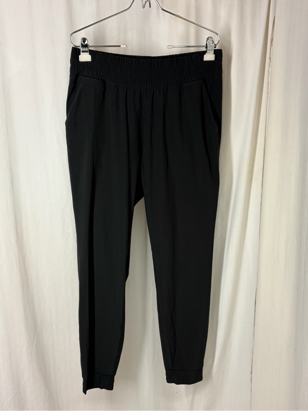 Free Fly L Pull On Breeze Joggers Black Pants Travel Outdoor Hike Womens